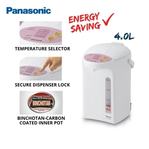 PANASONIC 4 0L THERMO POT NC EG4000PSK