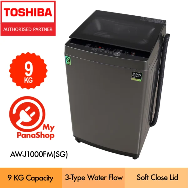 Toshiba Greatwaves Automatic Washer Top Load Washing Machine  AW J1000FM   AW M1000EM