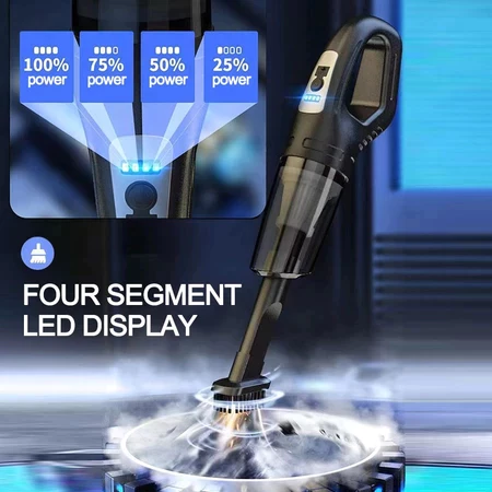 Tefal 6000PA Cordless Vacuum Cleaner Mini Blower Wireless Vacuum Cleaner Portable Handheld Car Vacuum Kereta V03
