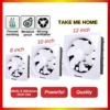 Wall Exhaust Fan 8   10   30 cm Exhaust Fan Ventilation Fan  Kipas ekzos     Bedroom Bathroom