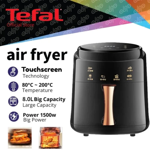 Air Fryer 8L Electric Household Non Stick Oil Free Kitchen cooker Baking Automatic Fryer