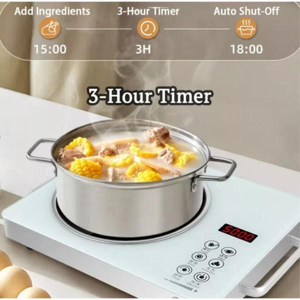 Electric Stove Inverter Induction Cooker Ceramic Infrared Electric Cooker Single Burner Suitable for any pot