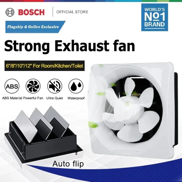 Bosch Exhaust Fan Wall Fan 20 cm 25 cm 30 cm Brother Lighting