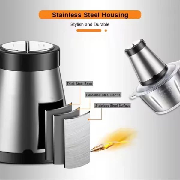 Toshiba Mixer Multifunctional Electric Meat Grinder for Mixing Pork and Ingredients 2L Large Capacity Food Mixer