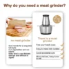 Food Chopper Meat Grinder Home Electric Blender Processor Blend Fresh Meat Vege Mesin Pengisar