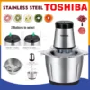 Toshiba Mixer Multifunctional Electric Meat Grinder for Mixing Pork and Ingredients 2L Large Capacity Food Mixer