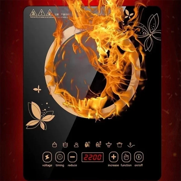 Midea 2200w multi function touch screen induction cooker high power fire boiler cooking stove