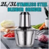 Tefal 304 Stainless Steel Meat Grinder  Electric Food Processor  Multi functional Vegetable Blender