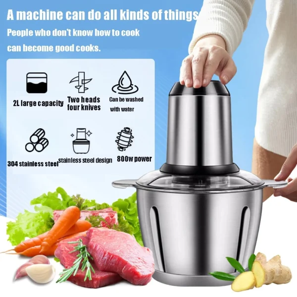 Tefal Electric Meat Grinder  Multi Function Blender  Meat and Vegetable Blender