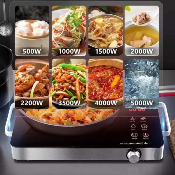 Toshiab 3500W Super Fast Heating Ceramic Cooker Infrared All Pots Touch Screen Control Periuk Induksi Seramik