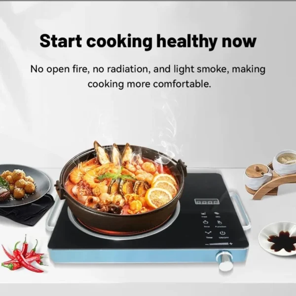 Tefal 3500W Infrared Ceramic Cooker Multifunctional Energy saving Household High power InverterGlass PanelTouch Screen