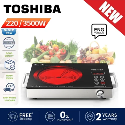 TOSHIBA 3500W Japan Electric Ceramic Stove Original Burner Infrared Induction Cooker Touch Screen Multifunction Ceramic