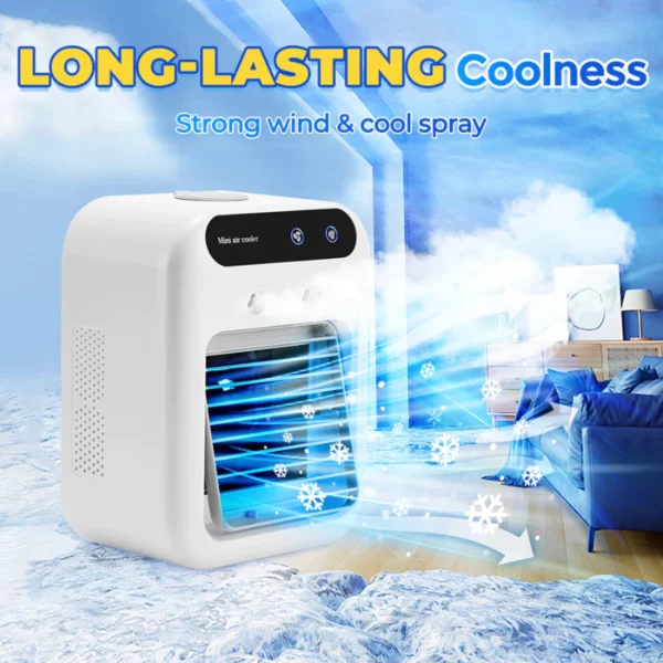 Air Conditioner Cooling Fan Spray Portable Fan Air Cooler Mini Fan Air Humidifier USB Fan Spray Cooler