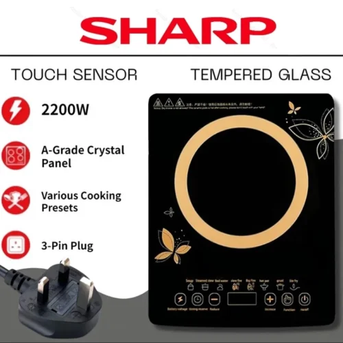 Sharp Induction cooker 2200W Waterproof and scratch resistant panel Multi functional Induction cooker
