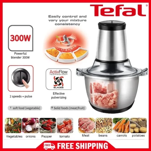 Food Chopper Meat Grinder Home Electric Blender Processor Blend Fresh Meat Vege Mesin Pengisar