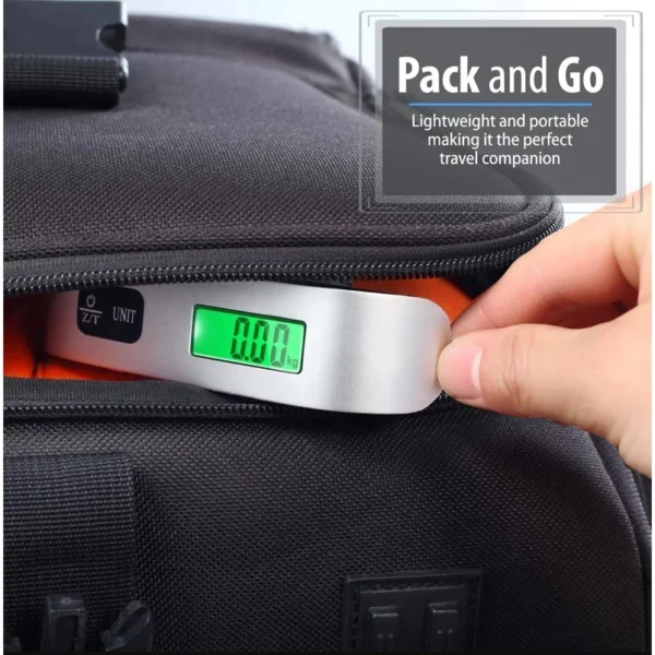 Travel 50kg 110lb Luggage Scale Electronic Digital Scale Portable Handheld Suitcases Hanging Scale Weight Balance