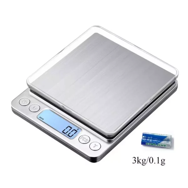 3KG Portable Mini Electronic Digital Scales Kitchen Precision Jewelry Weight Balance Gold Gram Scale Kitchenware