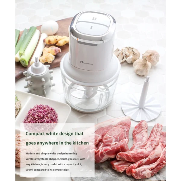 Humming Cordless Multi Chop Peel and Meat Grinder
