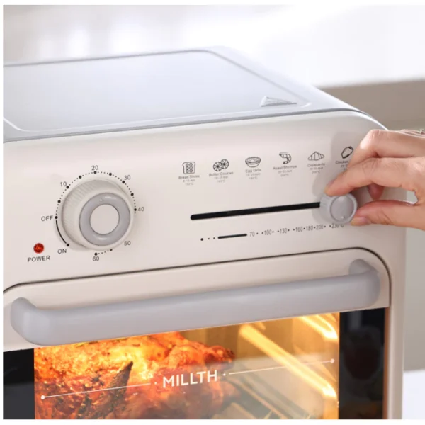 Millth Sweet Cook Air Fryer   Oven 18 Liter Capacity Melange Gray Color